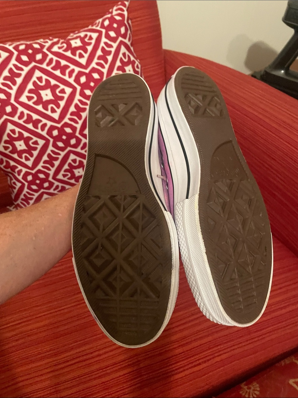 Purple Tie-Dye Low-Top Canvas sneakers - Picture 5 of 17
